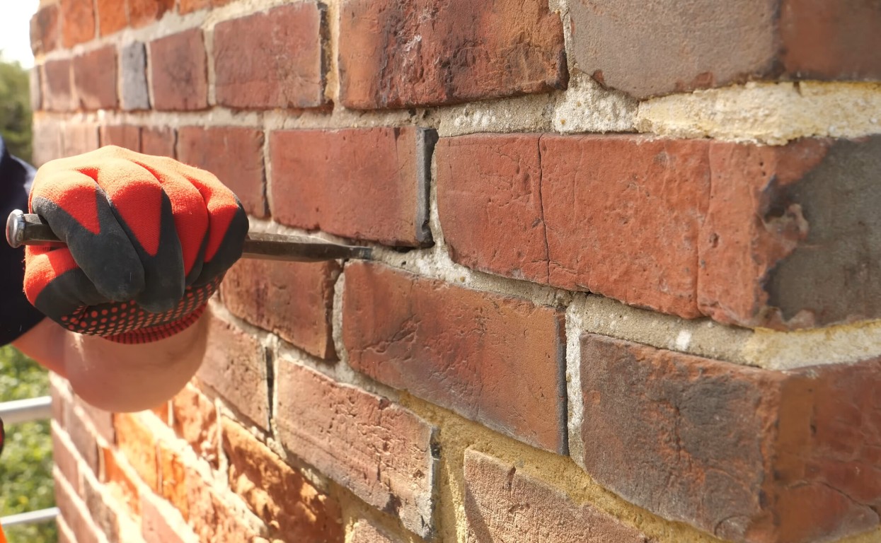 Tuckpointing and repointing masonry services in College Station, TX